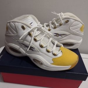 Reebok Mid Yellow Toe Lakers Kobe Allen Iverson edition